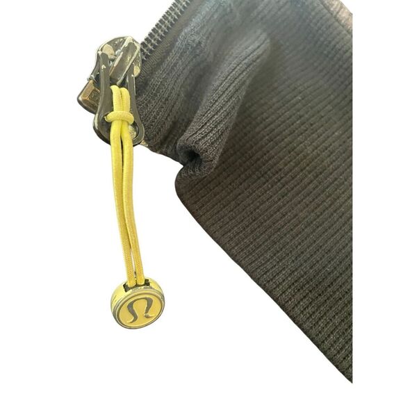 Lululemon Iconic Scuba Hoodie Gray & Black Thumbholes Full Zip Women’s Small/201 - Picture 9 of 12